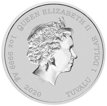 2020 Simpsons Silver Coin 1oz Krusty The Clown