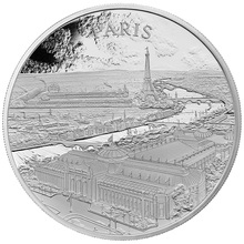 2024 City Views - Paris 1oz Proof Silver Coin Boxed
