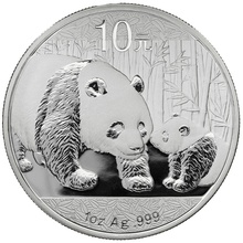 2011 1oz Chinese Panda Silver Coin