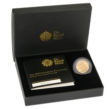 2014 Gold Sovereign Coin Brilliant Uncirculated Boxed