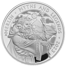 2023 Proof Merlin Silver Coin Myths & Legends 1oz Boxed