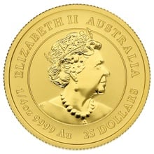 2021 Year of the Ox Gold Coin 1/4oz Perth Mint Australian Lunar Series