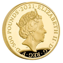 2021 Proof 5oz The Who Gold Coin Music Legends Boxed