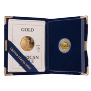 1992 Proof 1/10oz American Eagle Gold Coin Boxed