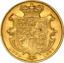 1837 Gold Sovereign - William IV NGC AU50