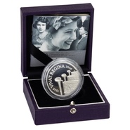 2006 3oz Platinum Queen Elizabeth II 80th Birthday £5 Pounds Piedfort Proof Crown Boxed