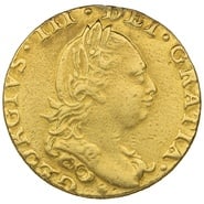 1777 Gold Half Guinea Coin George II