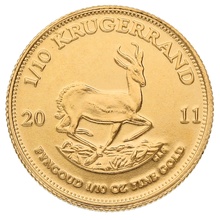 2011 1/10oz Krugerrand Gold Coin
