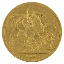 1823 Gold Sovereign Coin