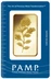 100g Gold Bar PAMP Rosa Minted