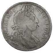 1696 Silver Half Crown Coin William III