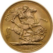 1962 Gold Sovereign Coin Elizabeth II Young Head