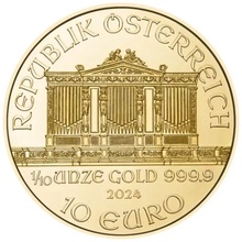2024 1/10oz Austrian Gold Philharmonic Coin