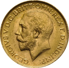 1914 Gold Sovereign Coin George V Perth