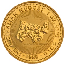 1oz Gold Australian Nugget