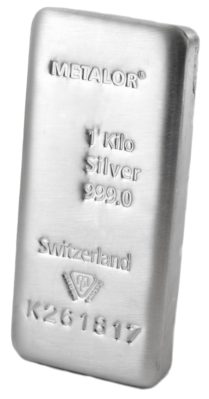 1kg Silver Bar Metalor