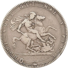1819 Silver Crown Coin George III