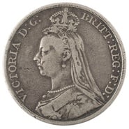 1890 Victoria Jubilee Head Crown - Fine