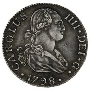 1798 Carolus IV Silver 2 Reales