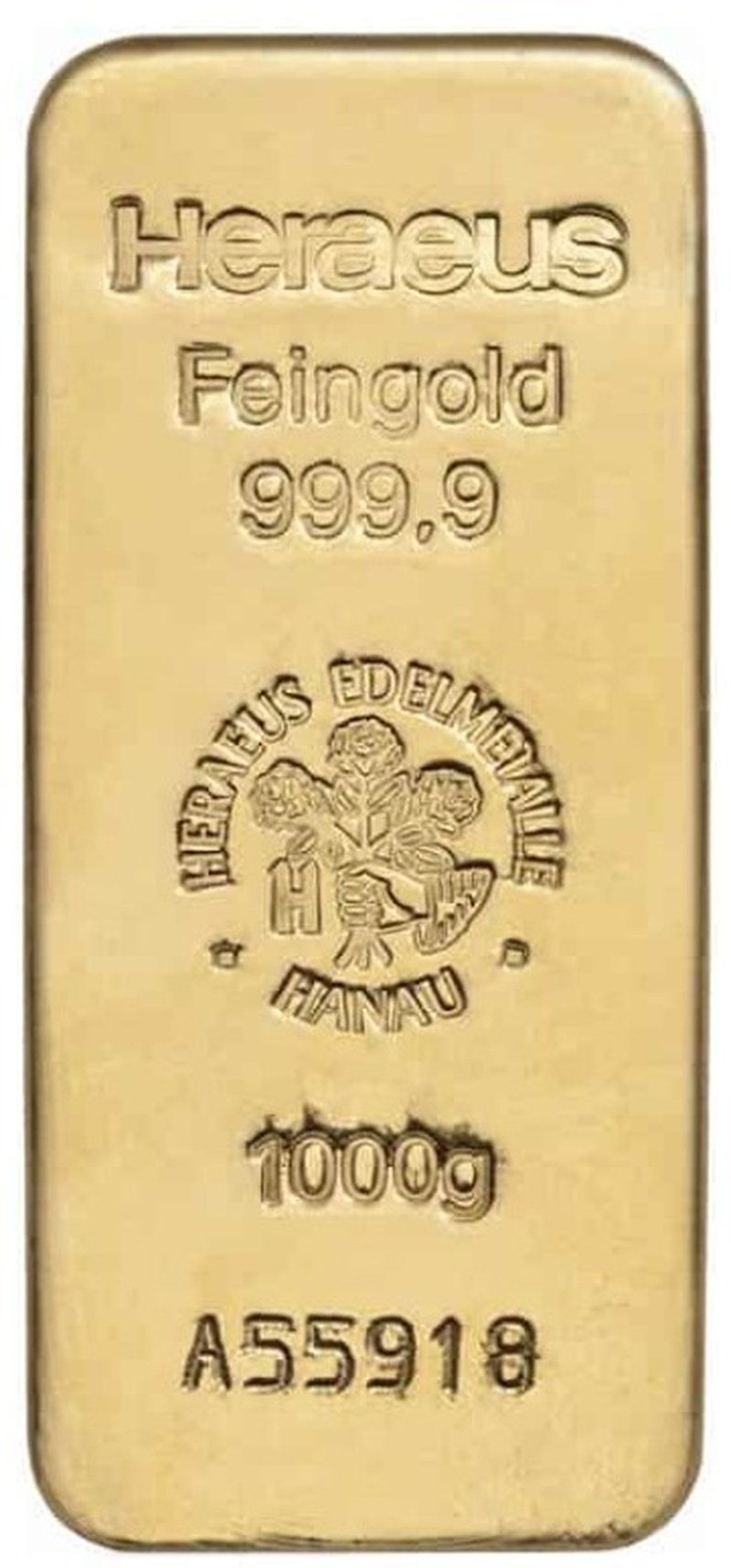 1kg Gold Bar Heraeus