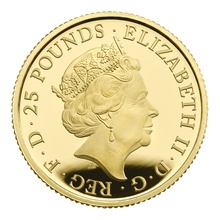 2023 Proof Royal Mint 1/4oz Year of the Rabbit Gold Coin Boxed