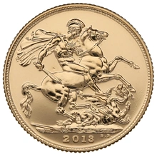 2013 Gold Sovereign The Queen's Coronation 60th Anniversary Boxed