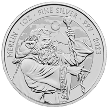 2023 Merlin Silver Coin Myths & Legends 1oz