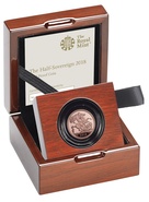 2018 Gold Proof Half Sovereign Boxed