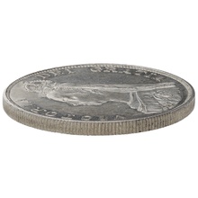 1889 Double Florin Silver Coin Queen Victoria Inverted 1 in VICTORIA