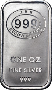 JBR 1oz Silver Bar Minted