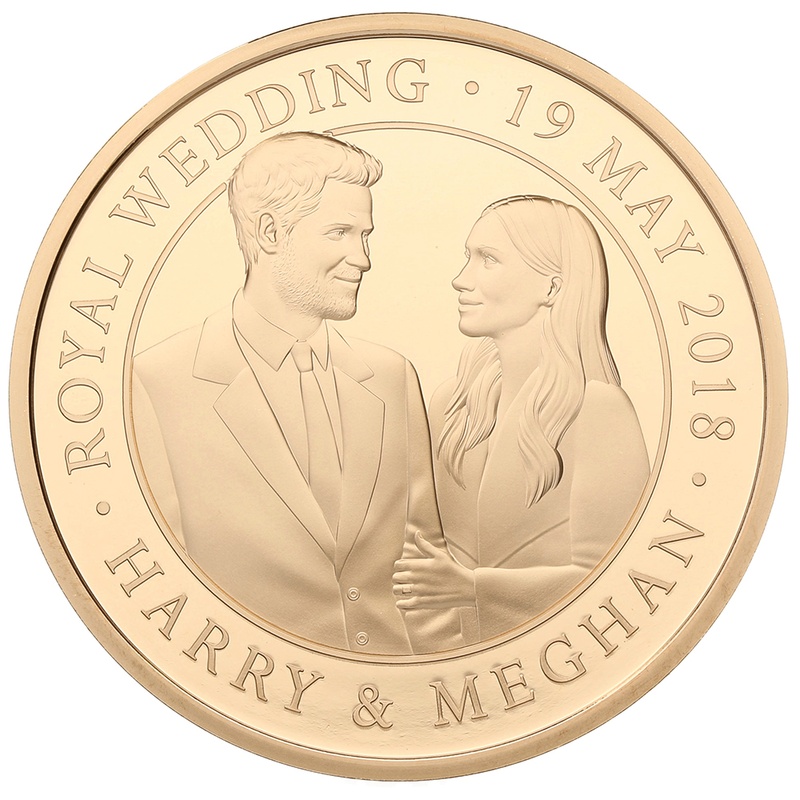 2018 Proof Gold Crown £5 Coin The Royal Wedding