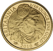 2010 Proof 1/10oz Gold Britannia Coin