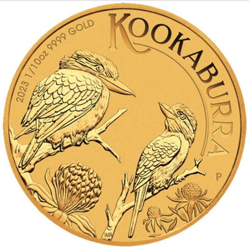 2023 1/10oz Australian Kookaburra Gold Coin