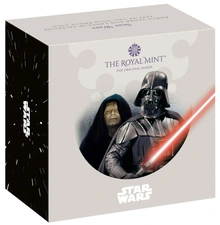 2023 1/4oz Darth Vader & Emperor Palpatine Star Wars Proof Gold Coin Boxed