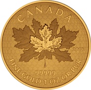 2018 1oz PURE Canadian Maple Gold Coin
