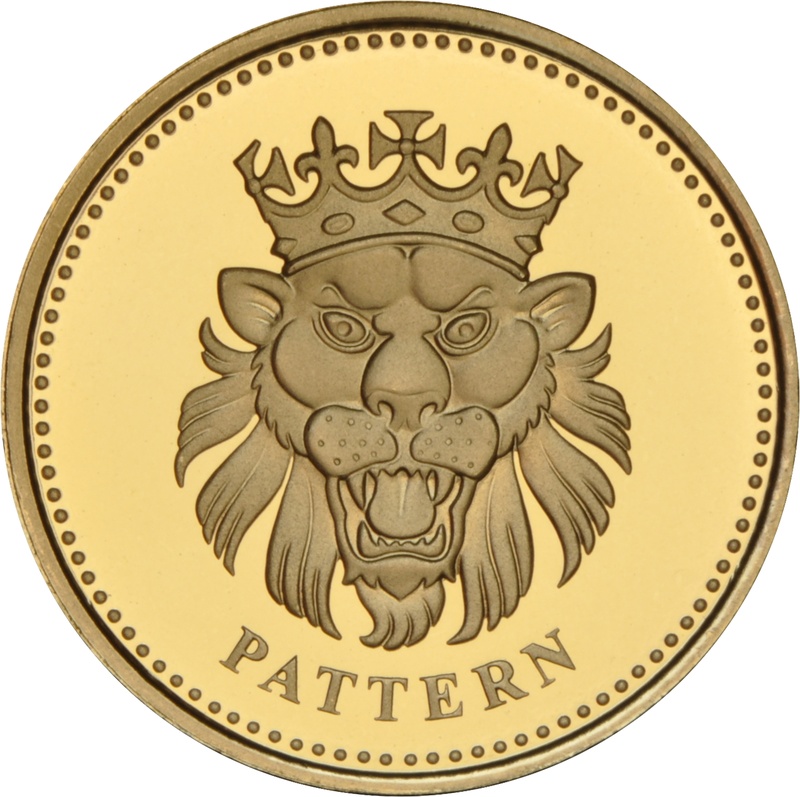 £1 One Pound Gold Proof Coin - Pattern Beast -2004 Lion