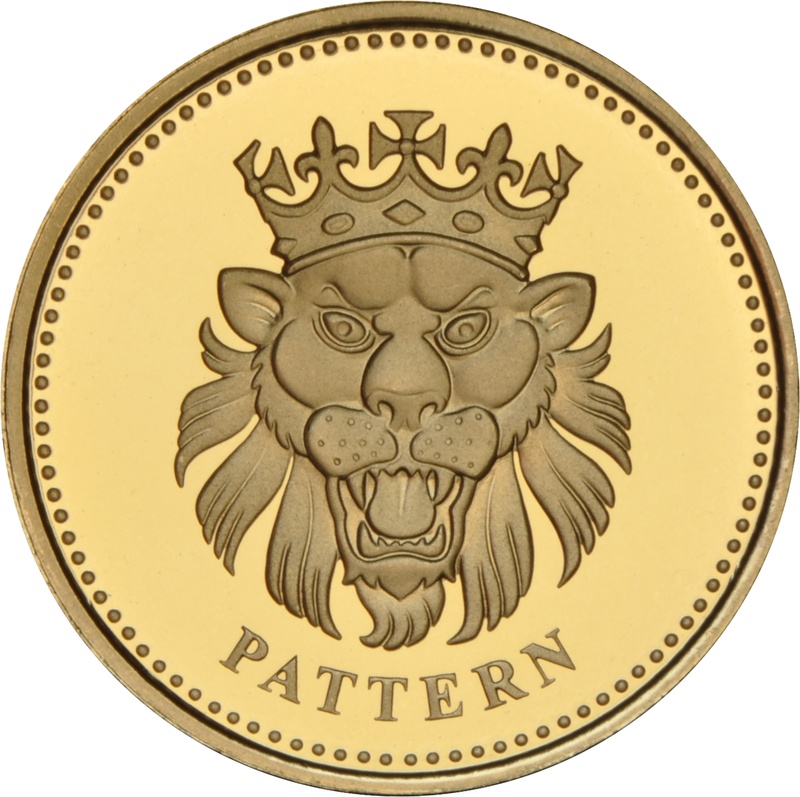 2004 Proof Gold £1 Pound Coin Lion Pattern