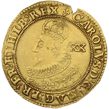 1625 Gold Unite Coin Charles I Group A
