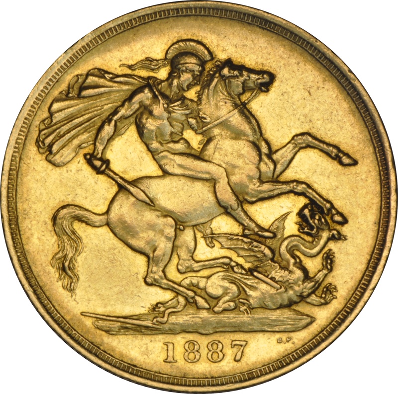 1887 £2 Coin Gold Double Sovereign Victoria Jubilee Head NGC AU55