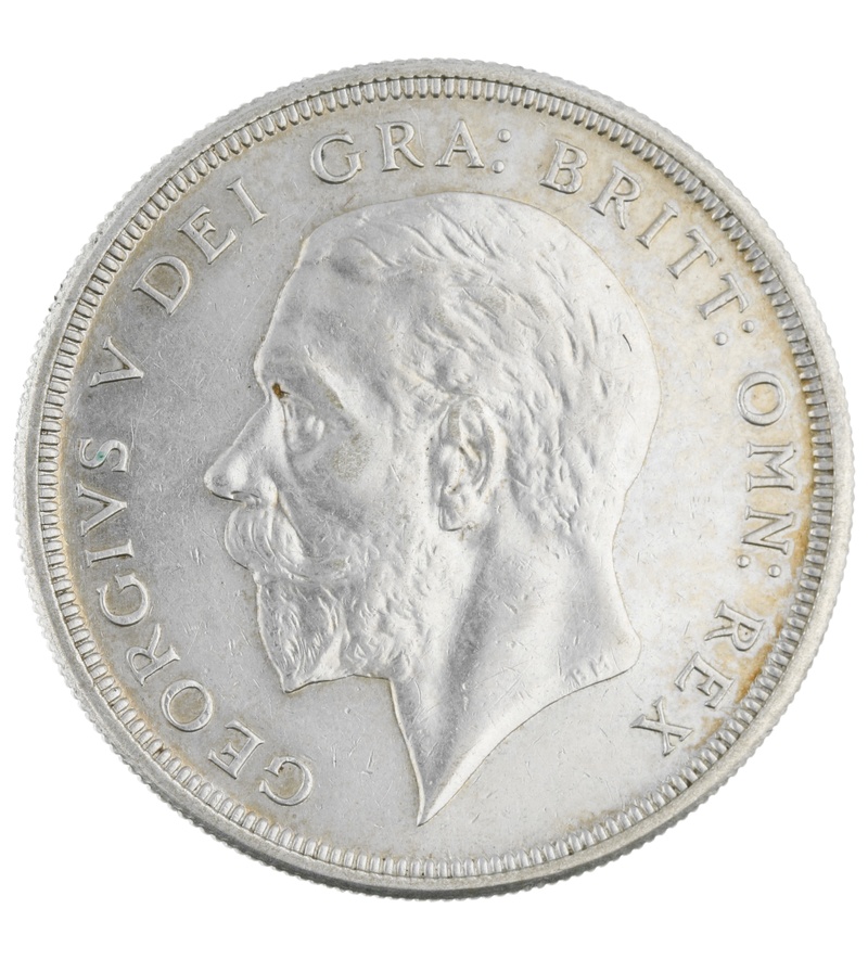1927 Proof Silver Crown Coin George V Christmas Crown Uncirculated