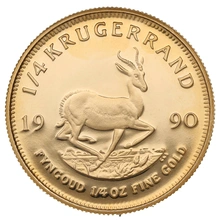 1990 Proof 1/4oz Krugerrand Gold Coin