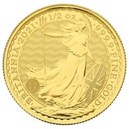 2021 1/2oz Gold Britannia Coin