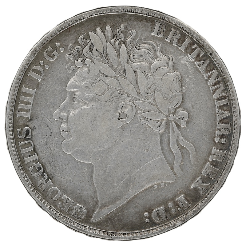 1822 Silver Crown Coin George IV