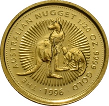 Twentieth Ounce Gold Australian Nugget Best Value