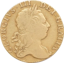 1771 Gold Guinea Coin George III