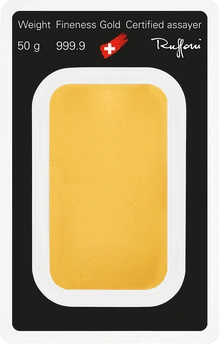 50g Gold Bar Argor-Heraeus