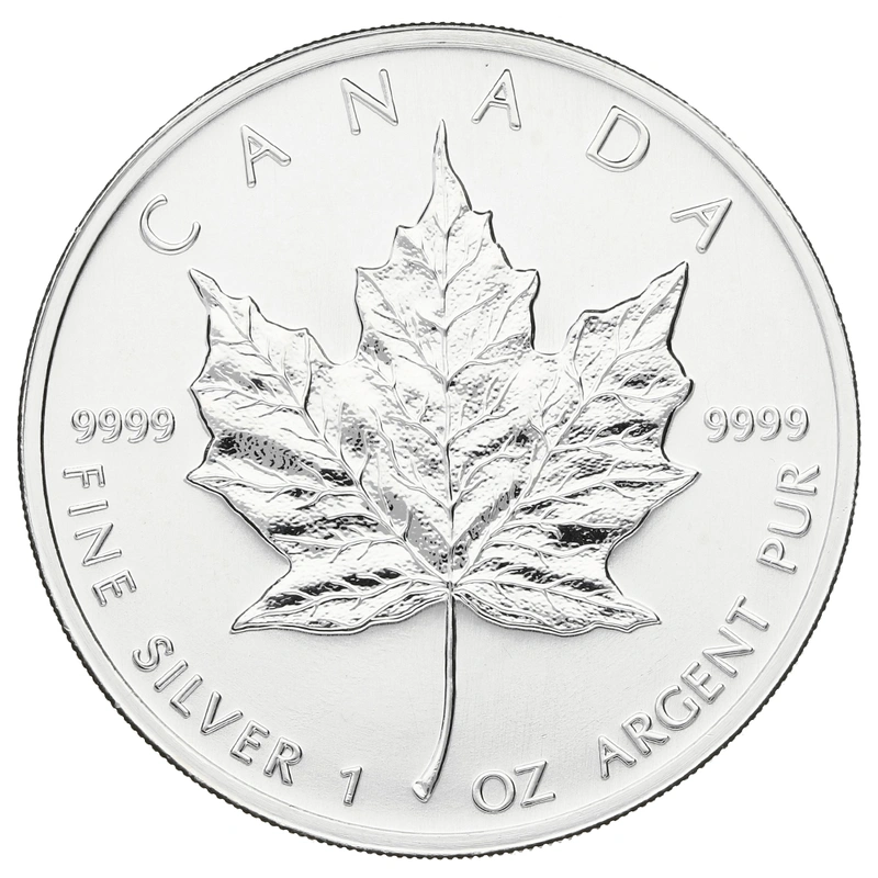 1999 Canadian Silver Maple Leaf Coin 1oz