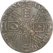 1692 Silver Crown Coin William & Mary Fine