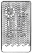 100oz Silver Bar Grade B