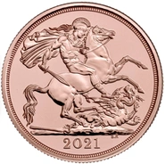 2021 £2 Coin Gold Double Sovereign